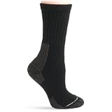 Thorlo Women's Thick Cushion Thorlon Hiking Sock,Black,Size 10