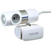 maxell CMOSセンサ一体型USB対応Webカメラ(ホワイト) PM10.WH