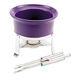 Review Chantal 93-CF12/SFF4 AU / Chantal 3-Cup Ceramic Fun Fondue Set, Aubergine