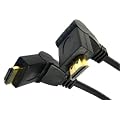 5m HDMI Cable with 180 Degree Rotating Plugs - Swivel - Audio - Video - 1080p - Full HD - v1.3 (The Latest) - 24k Gold Plated- 10.2Gbps