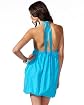 Beaded Halter Bubble Dress Product Image