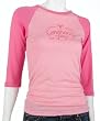 5th & Ocean University Of Texas Long Horns  Ladies Heather Jersey 3/4 Sleeve Crew