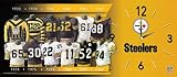 Pittsburgh Steelers Uniform History Wall Clock