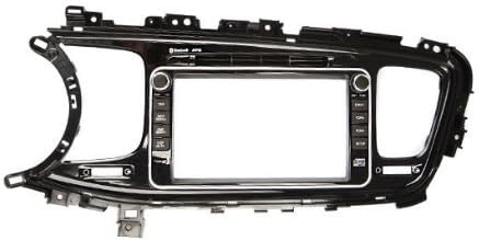 JyCustom 7 inch GPS Fascia Audio Integrated Focus Key Type 9-pc Set For 2014 Kia Optima : K5 (Glossy Black)