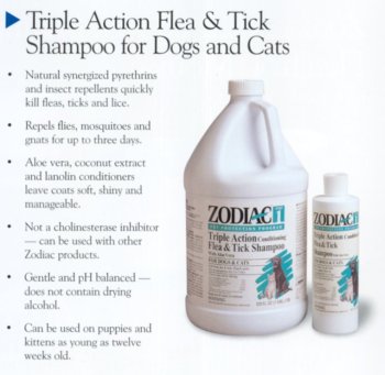 Zodiac Flea & Tick Sham For Puppies 12oz