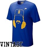 Nike Randy Johnson Seattle Mariners Hair-itage T-shirt - Royal Blue (XXX-Large)