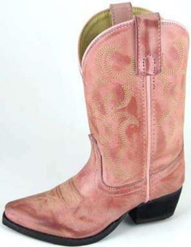 Red Ranch Girls' Cowgirl Boot Snip Toe