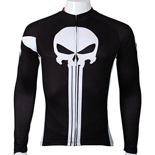 MANSTORE Men's Long Sleeve Cycling Jersey Bicycle Bike Riding Clothing