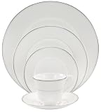Nikko Ceramics Natural Pearl 5-Piece Place Setting, Service for 1