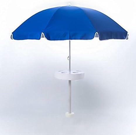Pool Buoy 7-Foot Floating Umbrella and Buoy in Blue