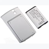BlackBerry 8300 Curve Series 1800mAh Extended Battery with Silver Battery Door