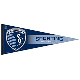 World Cup Sporting Kansas City Navy Blue 12'' x 30'' Premium Felt Banner