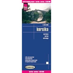 Korsika 1 : 135 000: Kartenbild 2seitig, klassifiziertes Stra�ennetz, Ortsindex, GPS-tauglich, rei�- und wasserfest