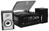 Steepletone Boston SMC595 Music Centre-With Record Player, Radio, CD, and Cassette- CD Burner Recording Facility