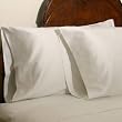 400 Thread Count Solid Sateen Egyptian Cotton Pillow Case King Size White