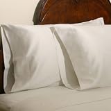 400 Thread Count Solid Sateen Egyptian Cotton Pillow Case Standard Size .White