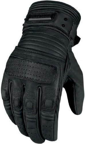 2013 Icon One Thousand Motorcycle Gloves - Beltway - Black - Medium