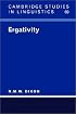 Ergativity (Cambridge Studies in Linguistics)