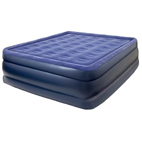 Pure Comfort Queen Raised Flock Top Air Mattress by 