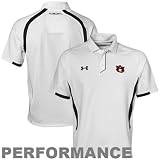 Under Armour Auburn Tigers White 2010 Coaches Undeniable II Performance Polo