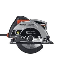 Click here to buy Black and Decker CS1030L 7-1 4-Inch 13 amp Laser Circular Saw with Soft Grips by Black & Decker.