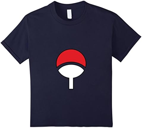 Kids Uchiha Crest, Sasuke, Anime, Manga - T Shirt 12 Navy
