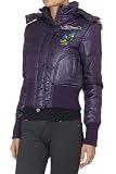 Ed Hardy Womens Hood Padding 003-099896 Purple