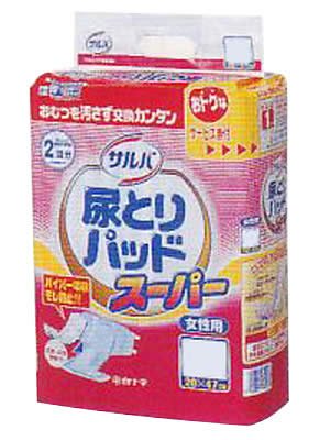 サルバ 尿とりパッドスーパー 女性用 72枚入 20cm*47cm