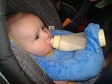 Baby Bottle Holder-Baba Buddy (BLUE DOT)