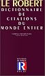 Dictionnaire de citations du monde entier poche, nouvelle �dition