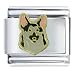 Animal German Shepherd Face Italian Charms