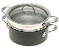 Calphalon One Nonstick 5-Quart Saucier with Steamer Insert