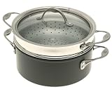 Calphalon One Nonstick 5-Quart Saucier with Steamer Insert