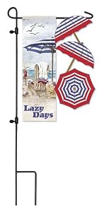 Lazy Daisy Sculpted Artistic Blend Garden Size Flag