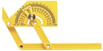 General Tools 29 Plastic Protractor and Angle Finder with Articulating Arms
