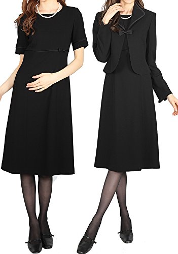 (アッドルージュ) AddRougeブラックフォーマル対応ノーカラーワンピーススーツ[k183132]