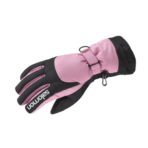 Salomon Kinder Handschuh Zero CS, black/sweety-x, M