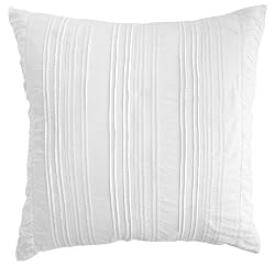 DKNY Pure Eyelet European Sham, White