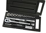 Fuller 527-2204 Pro 20 Piece 1/4-Inch and 3/8-Inch Drive 6 Point Standard Chrome Vanadium Socket Set