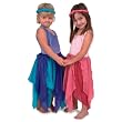 Sarah's Silks Reversible Turquoise and Purple Fairy Skirt