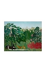 Picture Lienzo The Waterfall - Russeau Henri