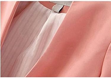 SUNTAO Women's Folding Sleeve Office Blazer