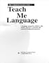 The Companion Exercise Forms for Teach Me Language