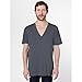 American Apparel Unisex Short Sleeve Deep V-Neck T-Shirt