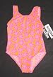 Girls 1 PC Orange/HotPinkDaisies
