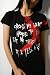 Iron Fist - Women's Cross My Heart Tee (Black)