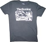 Urban Outfitters - Urban Outfitters Technics Turntable "Teach Them Well" Gray T-Shirt Tee