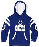 NFL Boys' Indianapolis Colts Qb Jersey Hoodie - R16Ntt27 (Royal, 7)