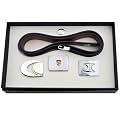 Porsche - Ceinture r�versible en cuir 6 en 1 dans un coffret cadeau