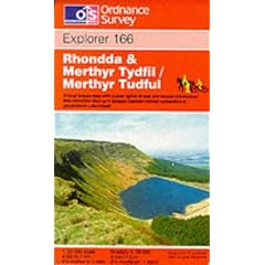 Rhondda and Merthyr Tydfil (Explorer Maps)